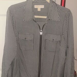 Michael KORS women’s blouse with zipper size L like new!
